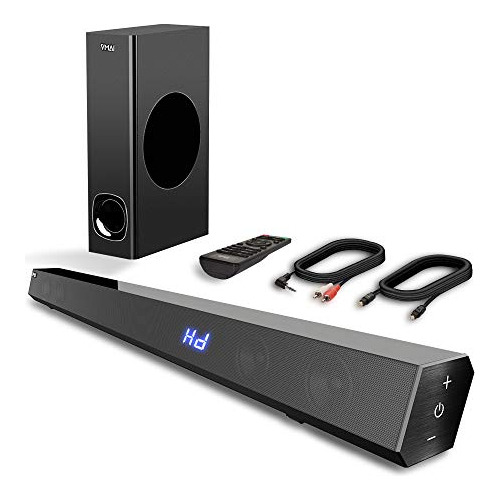 Barra De Sonido Barra De Sonido Tv Subwoofer 120w 2 1 B...