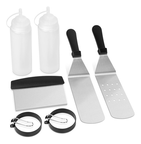 Griddle Accessories For Blackstone, 7 Pcs Griddle Spatula Se