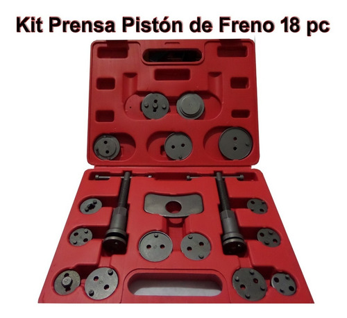 Kit Prensa Pistón De Freno X18 Pcs Eurotech