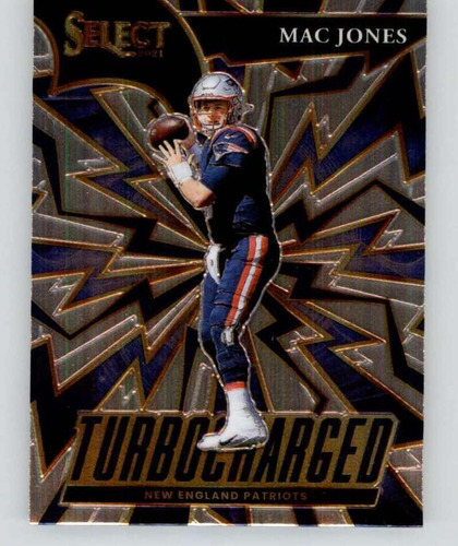 2021 Panini Select Turbocharged Tur-5 Mac Jones Tarjeta Cole