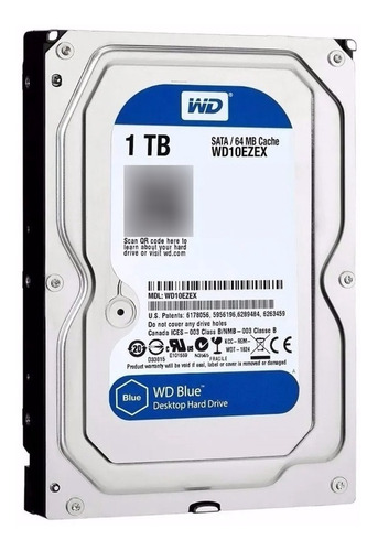 Disco Rigido 1tb Western Digital Caviar Blue Sata3 64mb