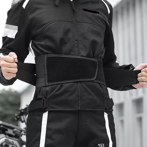 Imagen 10 de 10 de Faja Riñonera Negro Para Moto Mtb Enduro Kidney Belt