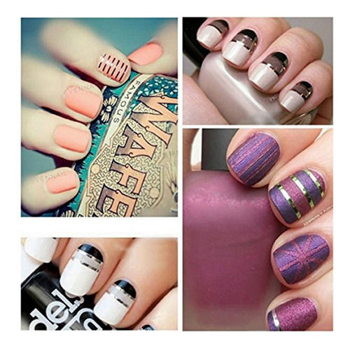 Pegatinas Para Uñas Decoracion Para Uñas 30 Colores 1mm