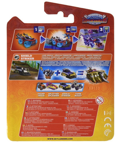 Skylanders Superchargers Vehiculo Shield Striker Nvo