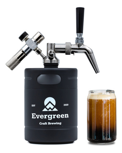 Evergreen Café | Nitro Cold Brew Coffee 64oz Growler Keg |.