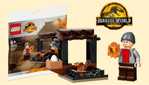 Juguete Lego Jurassic World Dinosaur Market 30390 Cantidad De Piezas 34