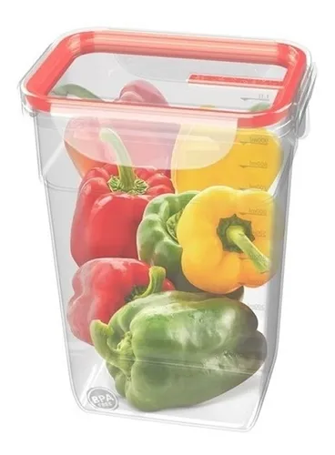 Recipiente Hermético Rectangular Freshy 1,4 L San Remo