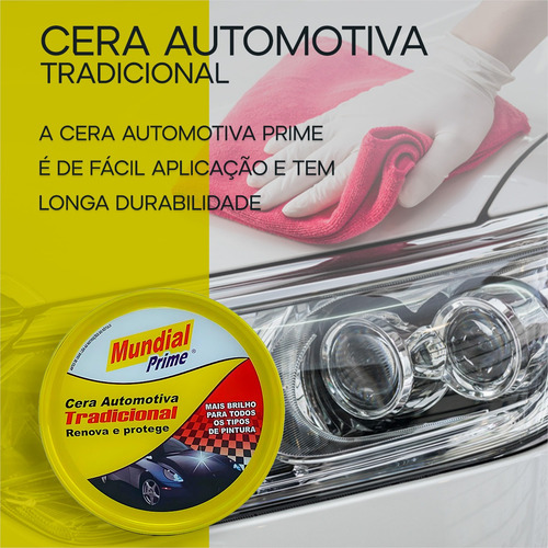 Cera Automotiva Pasta Lata Tradicional Renova E Protege 200g
