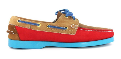 Zapatos Nauticos Mocasines Peskdores Honey Red Hr0004