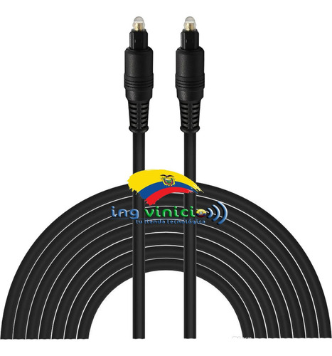 Cable De Audio Optico Digital Toslink 1.8 Metros Optico Nuev