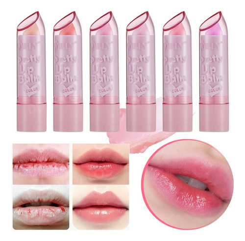 1 Labial Aloe Vera Manteca De Cacao Colores Rosado Rojo