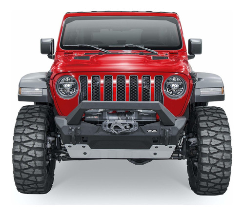 Rival Parachoque Delantero Aluminio Para Jeep Wrangler Jl Jk