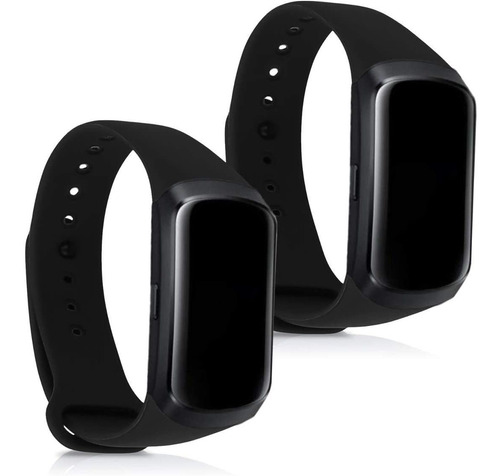 Mallas Para Reloj Samsung Galaxy Fit (sm-r370) Negras 