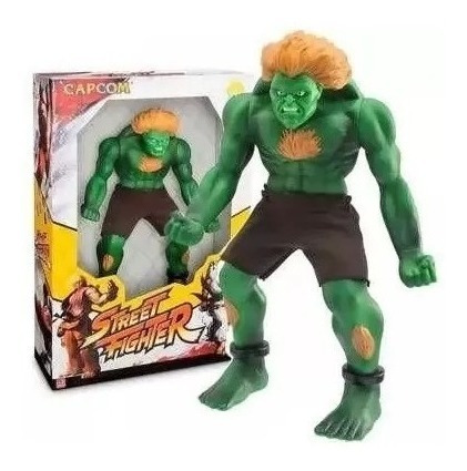 Boneco Coleção Brinquedo Anjo Street Fighter Blanka Grande