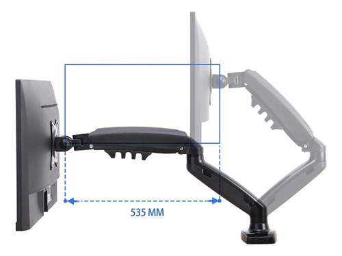 Soporte Monitor Led Escritorio De 17 A 27. Vea Video En Pc!!