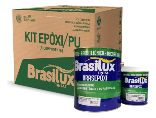 Tinta Epóxi Alta Resistência P/ Piso E Paredes 3,6l Cor Clear Epoxi Incolor