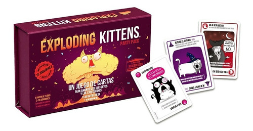 Imagen 2 de 5 de Juego De Mesa Exploding Kittens Party Pack Nuevo Original