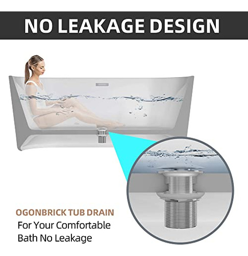 Desagüe De Baño Plegable Ogonbrick Para Bañeras