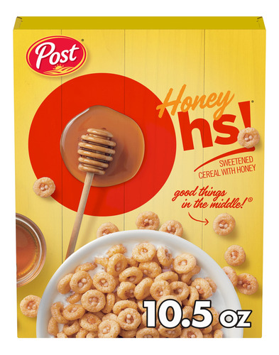 Post Honey Ohs! Rte Cereal Miel Anillo Caja 10.5 Ouncias 1