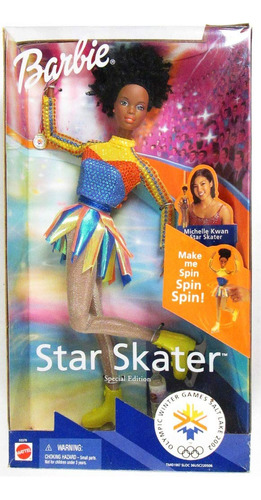 Barbie Star Skater Doll Edición Especial: Juegos Olímpico.