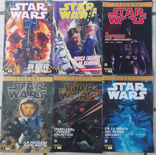 6 Revistas Star Wars De Panini Comics 