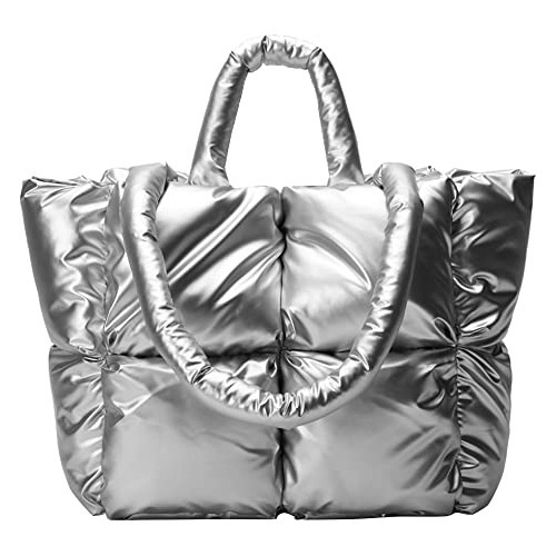 Jqwygb Puffer Tote Bag For Women - Bolsa De Tote Grande Puff