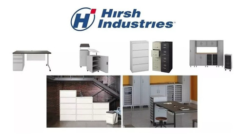 Archivero Hirsh Serie 2500 gris claro