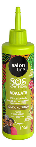 Tônico Nutritivo S.o.s Cachos Abacate Salon Line 100ml