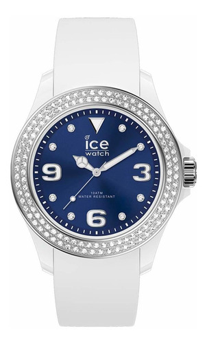 Reloj Mujer Ice Watch 17235 Cuarzo Pulso Blanco En Silicona