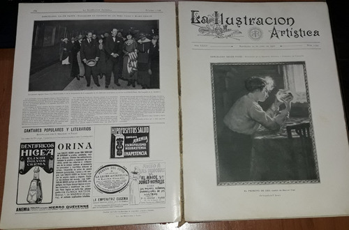 Lote De 52 Revistas La Ilustracion Artistica De La 1773-1825 (Usado)