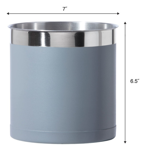 Oggi Soporte Para Utensilios Jumbo De Acero Inoxidable Org