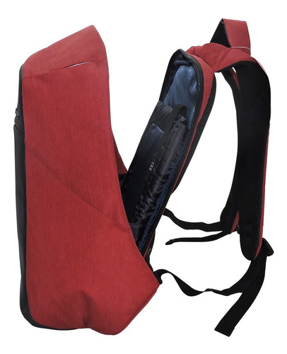 Imagen 3 de 7 de Mochila Ejecutiva Antirrobo Con Usb Wilys Tourist Wt229-30