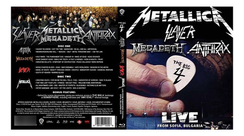 The Big Four Live Bulgaria Metallica Blu Ray Oficial