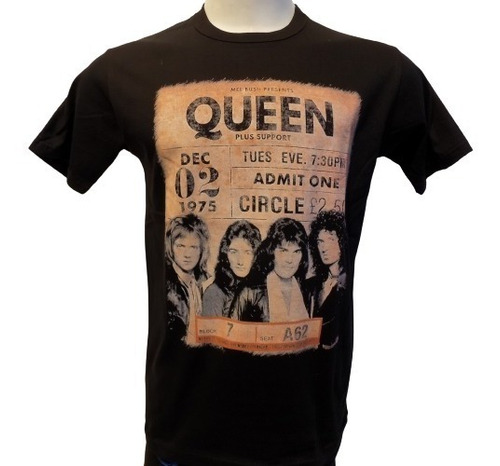 Remera De Queen London 1975 Rockería Que Sea Rock 