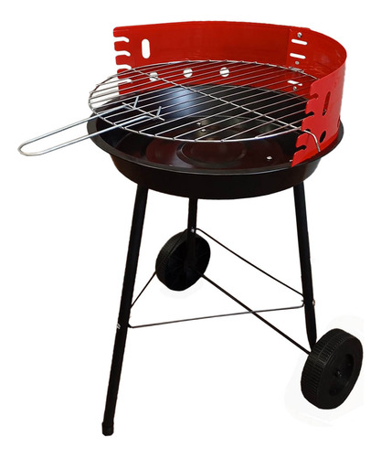 Parrillero Barbacoa Portátil C/ruedas 54x34cm Asador El Rey