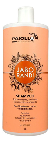 Shampoo Jaborandi Aloe Vera Controla Queda Oleosidade 1l