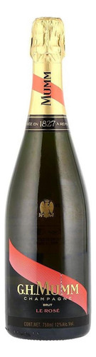 Pack De 4 Champagne G.h. Mumm Rosé Brut 750 Ml