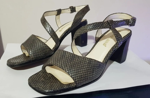 Sandalias Woodland Mujer Simil Cuero De Vivora Talle 35 | MercadoLibre