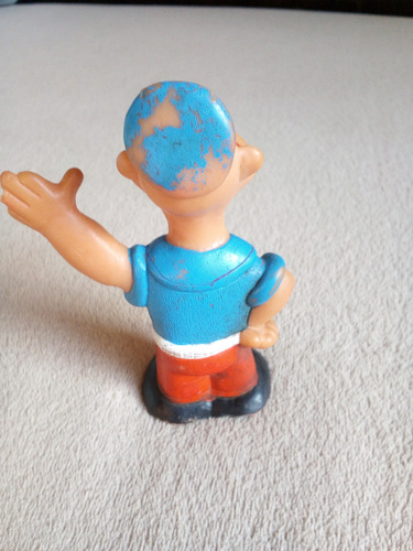 Popeye Él Marino Antiguo Muñeco Dé Goma (Usado)