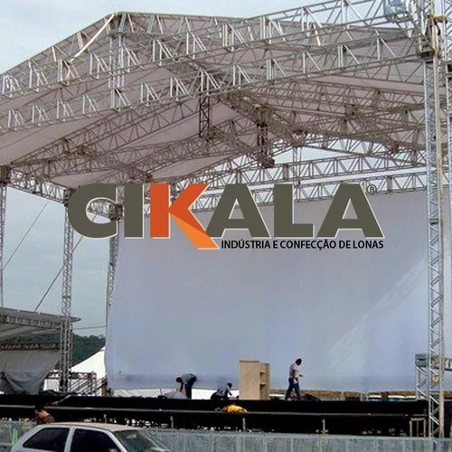 Imagem 4 de 10 de Lona Td1000 Blackout 500 Micras Tenda Barraca 5,5x4,5 Mts