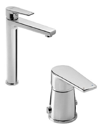 Combo Piazza Next Monocomando Lav Alto Bidet Ahora 12 Y 18