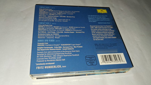 Cd Duplo+ Dvd: A Flauta Mágica: Mozart : Wunderlich Edição Limitada (Usado)