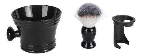 Escova Para Ensaboar Barba Com Suporte, Tigela, 3 Em 1, Nylo