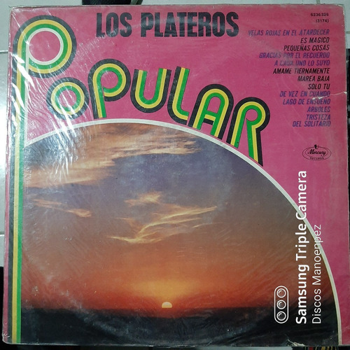 Vinilo Los Plateros Serie Popular M5