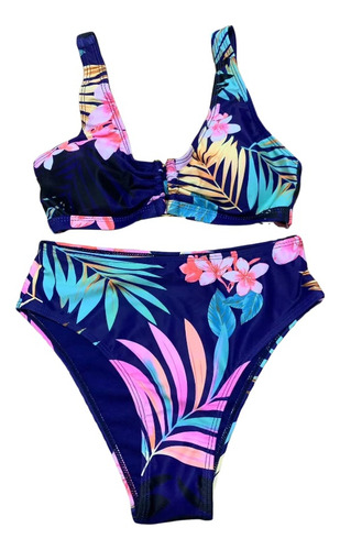Traje De Baño Tipo Bikini De Cintura Alta De 2 Piezas Ropa