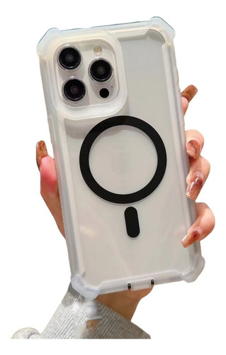 Funda Para iPhone Uso Rudo Defender 2 En 1 Con Magsafe