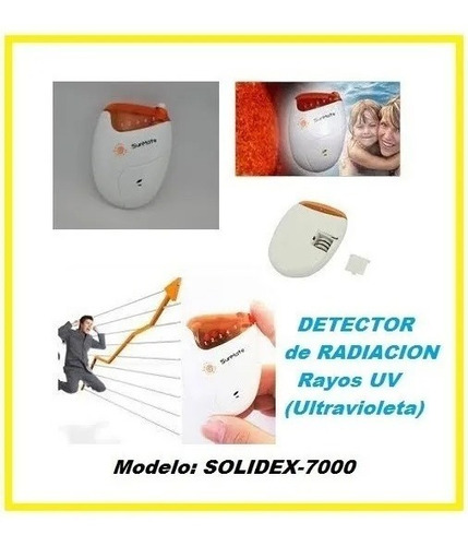 Imagen 2 de 10 de Medidor Radiacion Uv Solar Portatil S-7000 Rad. Ultravioleta