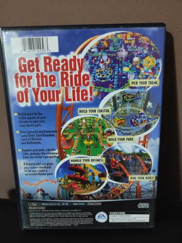 Theme Park Roller Coaster Ps2 Original (Usado)