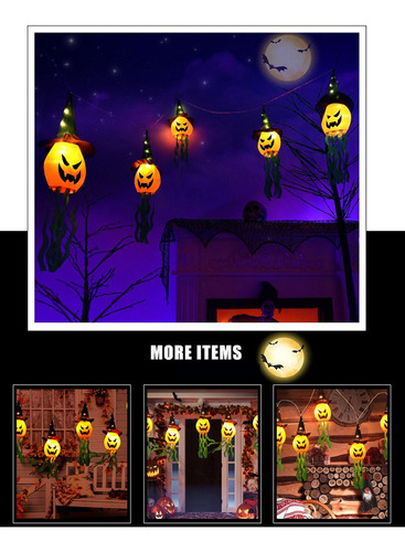 S 5 Piezas Decoración De Halloween Al Aire Libre Colgante