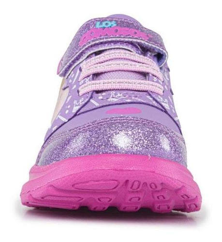 Imagen 3 de 8 de Tenis Con Luces Tizta Lila Para Niña Los Gomosos